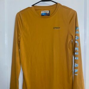 Magellan Outdoors Men's Yellow Long Sleeve Shirt